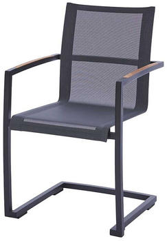 Diamond Garden Valencia Freischwinger Schwarz/Dunkelgrau (DiGa 10573)