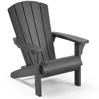 Troy Adirondack Gartenstuhl - 85x80x96,5 Cm - Graphit - Keter