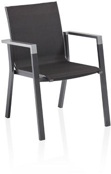 Kettler RASMUS Stapelsessel Aluminium-Twitchell anthrazit/charcoal (0106502-7400)