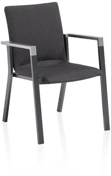 Kettler Rasmus Stapelsessel Aluminium/Sunbrella anthrazit/scooty (0106502-7000)
