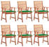vidaXL Garden Dining Chair 6-Pc