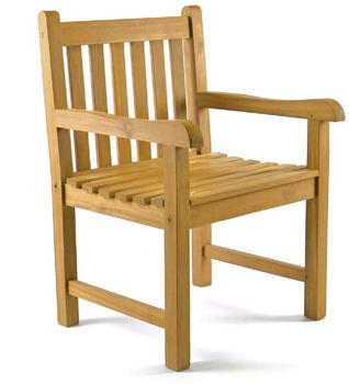 VCM Gartensessel Landhaus Teak Holz
