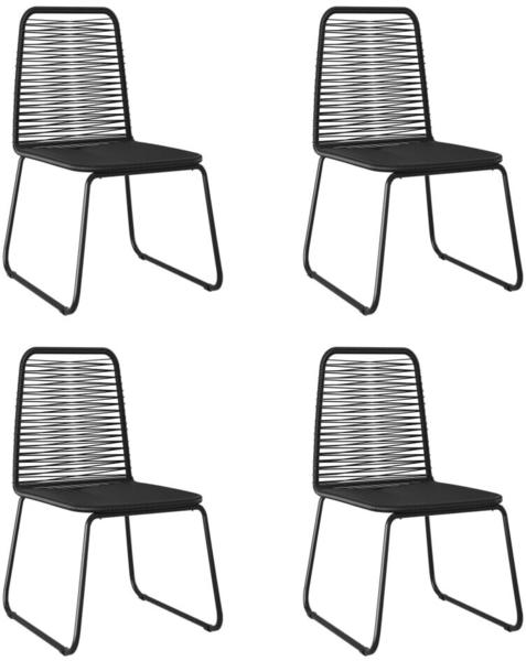 vidaXL Design Garden Chair in Braided Resin (4 Pieces)