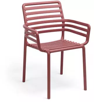 Nardi Doga Stapelsessel Kunststoff rot