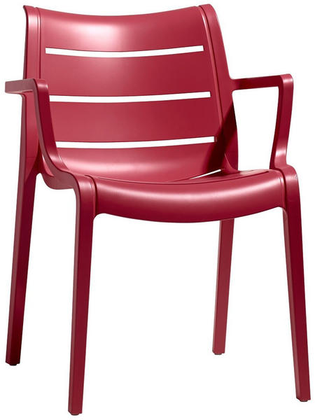 Best Freizeitmöbel Texas Stapelstuhl 4er Set (25080821) rot