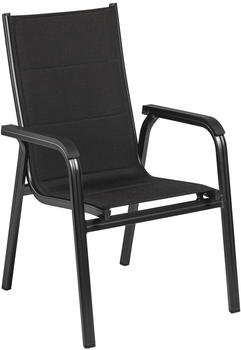 Kettler BasicPlus Padded Stapelsessel (0301202) schwarz/anthrazit