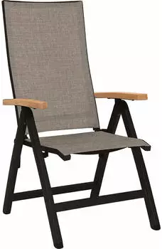 Stern Klappsessel New Top schwarz matt/grau (415406)