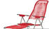 grau, rot: Fiam Spaghetti Sessel Aluminium/Rope