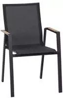 Siena Garden Stapelsessel Rondo Anthrazit/ranotex&reg; Grau Stapelstuhl