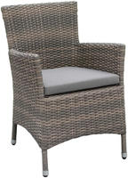 MERXX Gartensessel "Teneriffa" Set, 2 Stk. tlg. 2er Set, Polyrattan, inkl. Sitzkissen