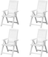 PROGARDEN Tampa SET 4x Kl-Ses wei&szlig; M73535