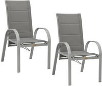 MERXX Gartensessel "Amalfi Deluxe Gasdruckfeder" Set, 2 Stk. tlg. 2er Set,