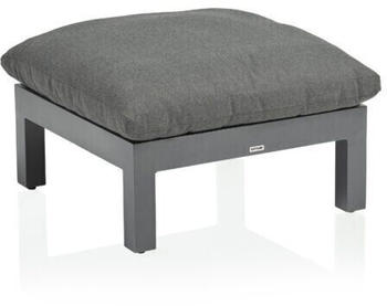 Kettler Comfort Hocker Aluminium/Acryl dunkelgrau