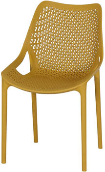 Siena Garden Stapelstuhl Urban Lights District 56x60x81 cm mustard