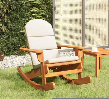 vidaXL Adirondack-Schaukelstuhl mit Kissen Akazie (360036)