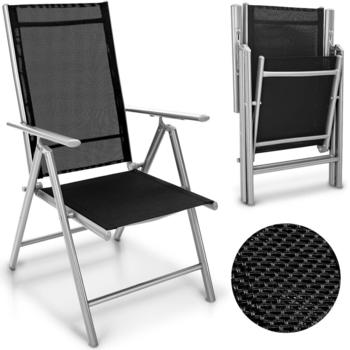 tillvex tillvex Gartenstuhl klappbar Aluminium silber