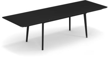 Emu Plus4 Gartentisch ausziehbar 160x90cm schwarz