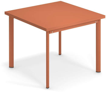 Emu Star Tisch rechteckig Metall 90x75x90cm ahornrot