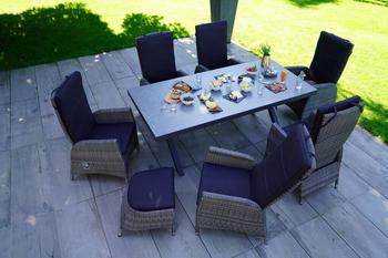 Ploß Gartentisch + Balkontisch, Dining-Tisch CANBERRA 202x95 cm (202 cm)