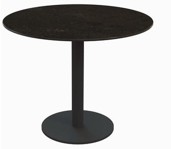 Niehoff Tisch Bistro 70 cm rund HPL Graphit-Design (G520010070)