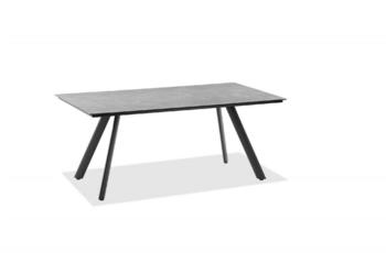 Niehoff Tisch Noah Stativprofil anthrazit 160x95cm HPL Beton-Design