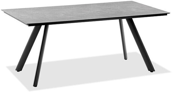 Niehoff Tisch Noah Stativprofil anthrazit 160x95cm HPL Graphit-Design