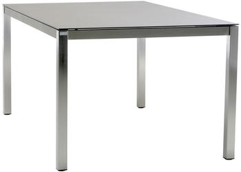 Solpuri Tisch Classic Edelstahl - 220 x 100 cm Platte einteilig 433 - HPL volcano grey