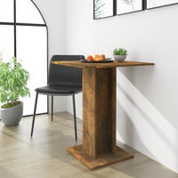 vidaXL Bistrotisch R&auml;uchereiche 60x60x75 cm Holzwerkstoff