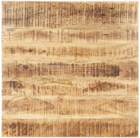 vidaXL Tischplatte Massivholz Mango 25-27 mm 70x70 cm
