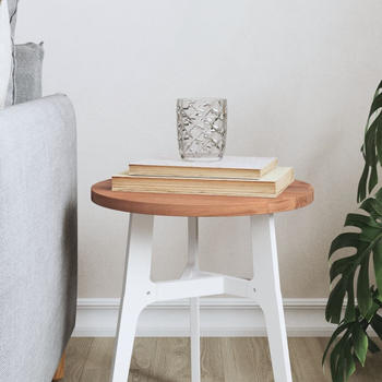 vidaXL Tischplatte &Oslash;30x1,5cm Rund Massivholz Buche (355927)
