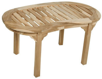 Garden Pleasure AMBON Gartentisch 45x90cm Teakholz braun