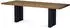 Outflexx Bob Esstisch natur/anthrazit Alu/recycled Teak 220x100cm rustikal gebürstet (PRT843)