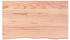 vidaXL Tischplatte Hellbraun 100x60x2cm Massivholz Eiche Behandelt (3156368)