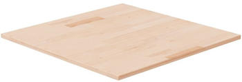 vidaXL Tischplatte Quadratisch 60x60x1,5cm Eichenholz Unbehandelt