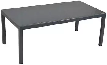 Merxx Gartentisch 100x75x190cm Aluminium graphit
