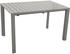 DEGAMO Bago Gartentisch ausziehbar 120/162x70cm Aluminium silbergrau