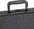Casaria Gartentisch 180x75x73cm klappbar Rattan-Look schwarz (107144)