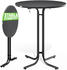 Casaria Stehtisch 110x80cm klappbar grau (109656)