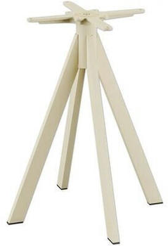 Veba Tischgestell Infinity niedrig Edelstahl 60x60x72cm sand