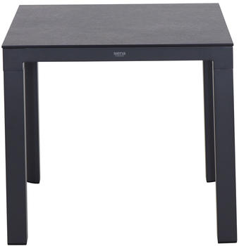 Siena Garden Silva Gartentisch 80x80cm HPL titan