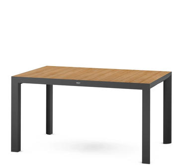 Siena Garden Silva Gartentisch 140x90cm Teakholz FSC 100 % natur