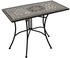 DEGAMO Wandtisch Siena rechteckig 45x90cm Mosaik grau