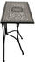 DEGAMO Wandtisch Siena rechteckig 45x90cm Mosaik grau