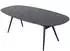 PRIMASTER Calvo Gartentisch 230 x 107 x 75 cm Alu Gestell / Spraystone Glas schwarz (MG22-S1-321)