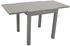 DEGAMO Tirana Gartentisch ausziehbar 70/140x70cm Aluminium silbergrau