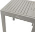 DEGAMO Tirana Gartentisch ausziehbar 70/140x70cm Aluminium silbergrau