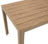 DEGAMO Sorano Gartentisch 125x70 cm Aluminium champagner