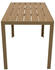 DEGAMO Sorano Gartentisch 125x70 cm Aluminium champagner
