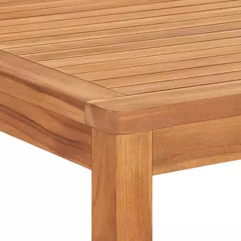 vidaXL Garten-Esstisch 180x90x77 cm Teak Massivholz