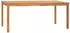 vidaXL Garten-Esstisch 180x90x77 cm Teak Massivholz